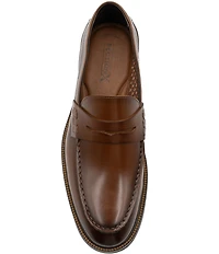Section X Men's Travis Dress Penny Leather Loafers