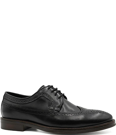Section X Men's Travis Leather Wingtip Oxford Dress Shoes