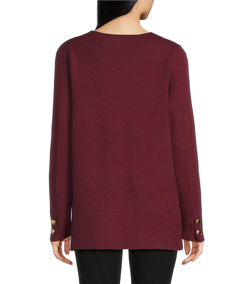 See and Be Seen Coordinating Knit Open Front Cardigan