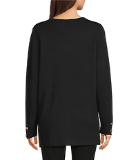 See and Be Seen Coordinating Knit Open Front Cardigan