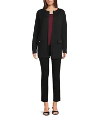 See and Be Seen Coordinating Knit Open Front Cardigan