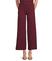 See And Be Seen Coordinating Knit Pull On Wide Leg Pants