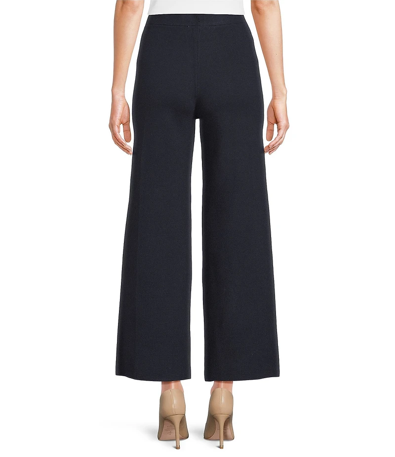 See And Be Seen Coordinating Knit Pull On Wide Leg Pants