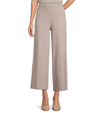See And Be Seen Coordinating Knit Pull On Wide Leg Pants