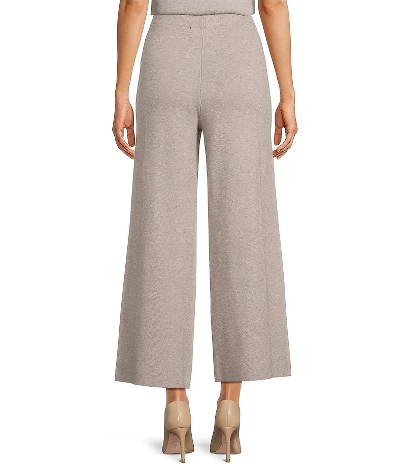 See And Be Seen Coordinating Knit Pull On Wide Leg Pants