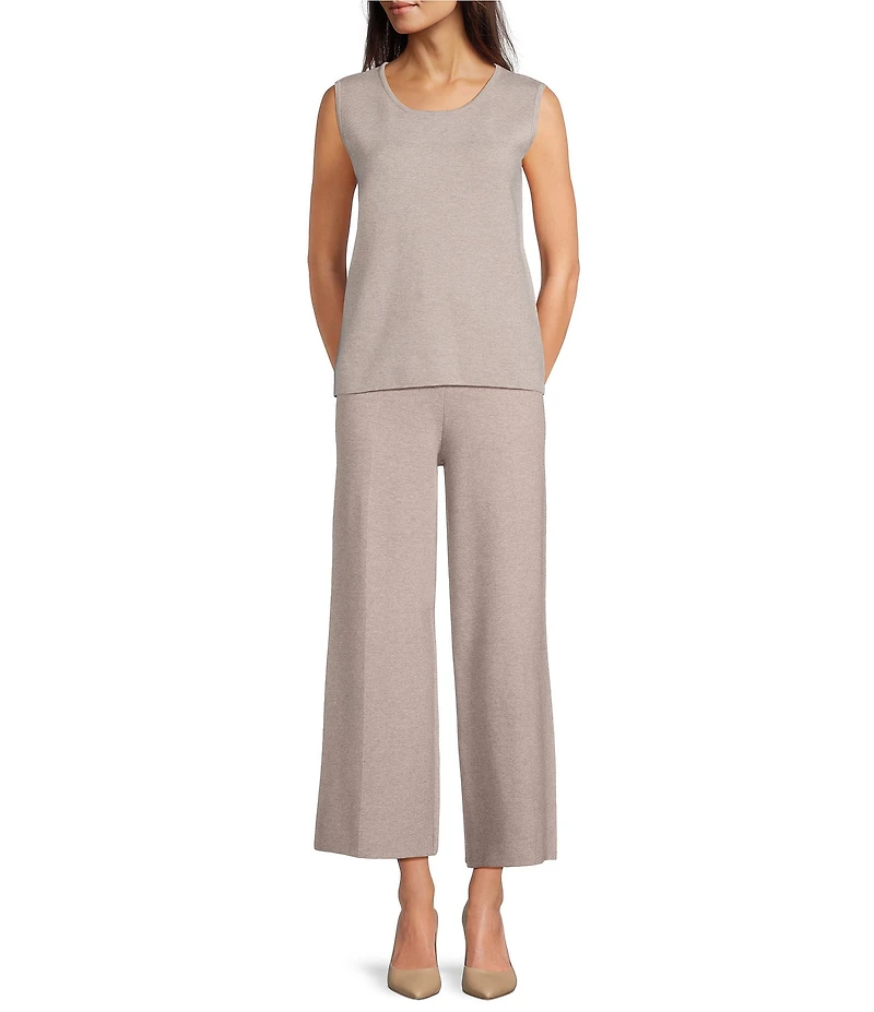 See And Be Seen Coordinating Knit Pull On Wide Leg Pants