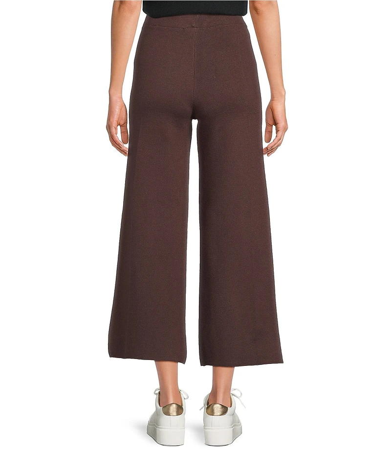 See And Be Seen Coordinating Knit Pull On Wide Leg Pants