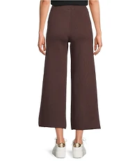 See And Be Seen Coordinating Knit Pull On Wide Leg Pants