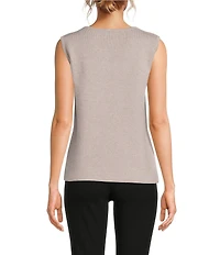See And Be Seen Coordinating Knit Round Neck Tank
