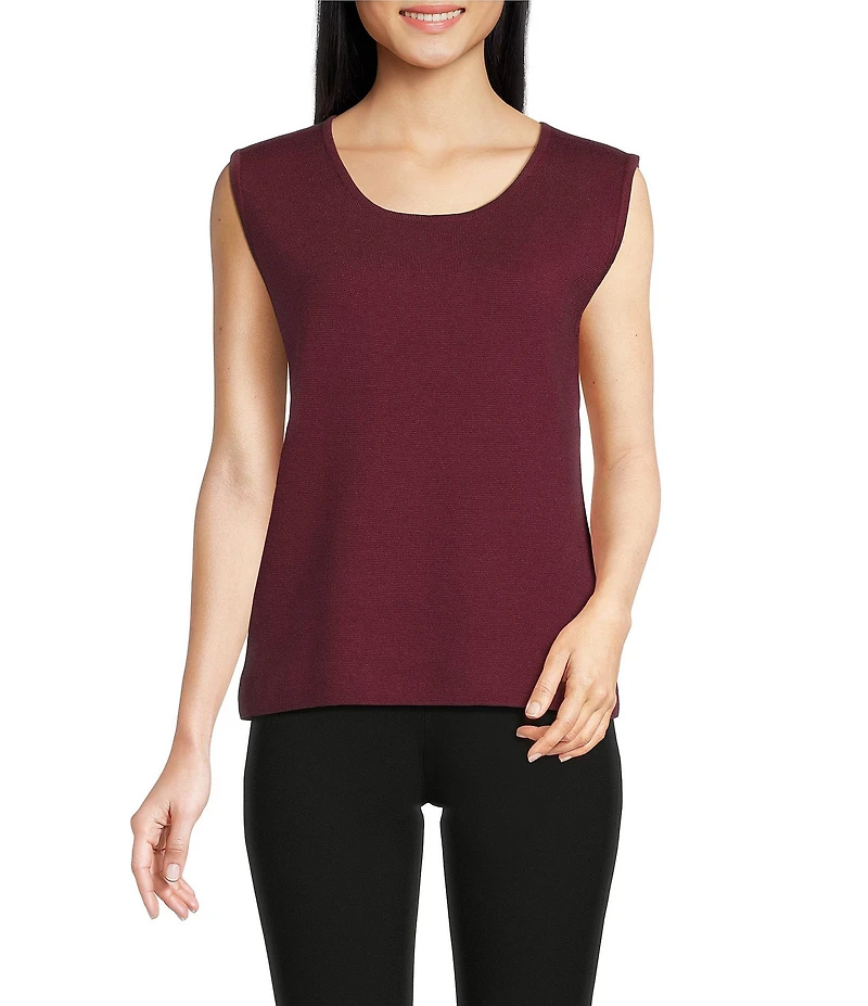 See And Be Seen Coordinating Knit Round Neck Tank