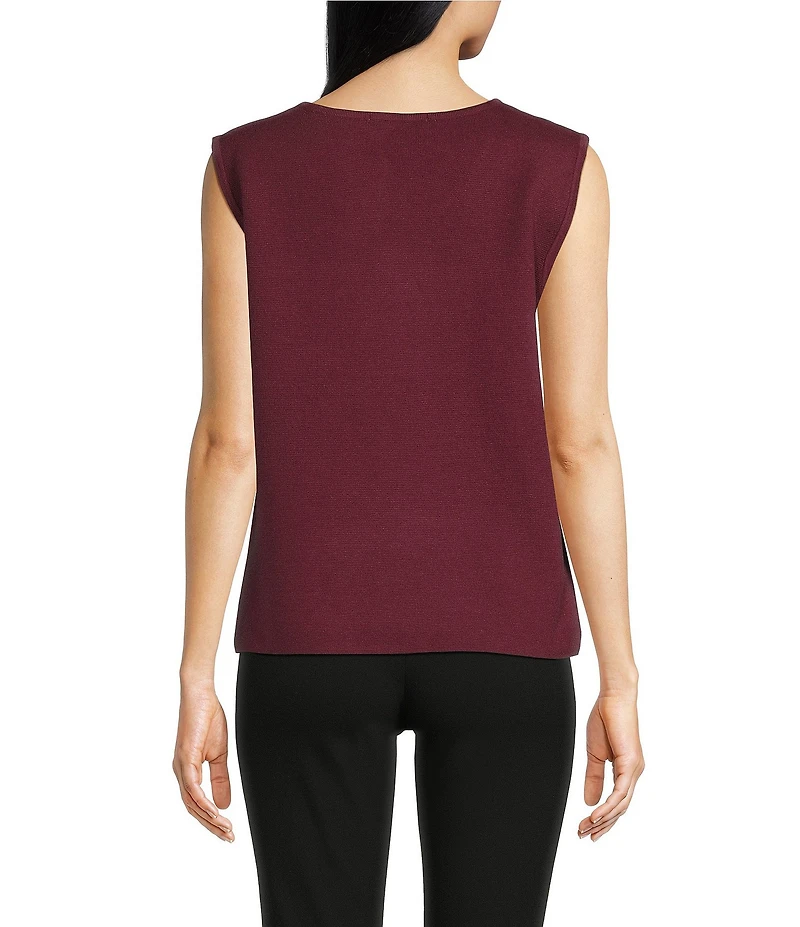 See And Be Seen Coordinating Knit Round Neck Tank