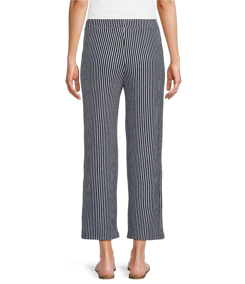 See And Be Seen Coordinating Mixed Stripe Straight Leg Pants