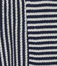 See And Be Seen Coordinating Mixed Stripe Straight Leg Pants