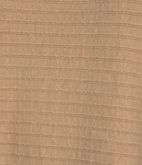 See And Be Seen Coordinating Textured Knit Round Neck 3/4 Sleeve Top