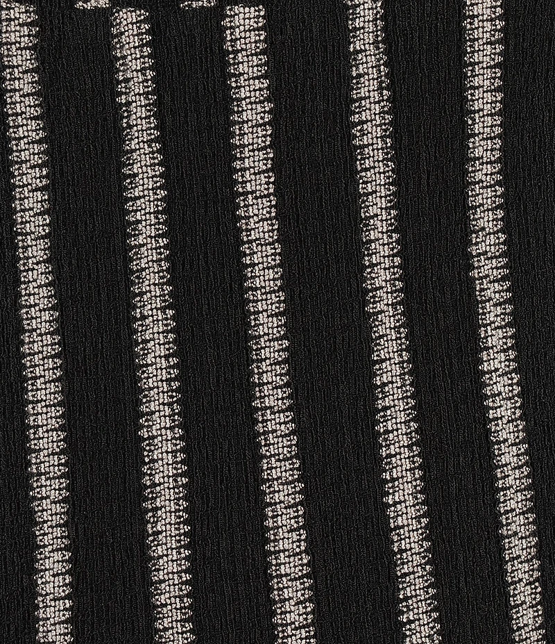 See and Be Seen Coordinating Textured Knit Stripe Wide Leg Crop Pants