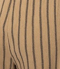 See and Be Seen Coordinating Textured Knit Stripe Wide Leg Crop Pants