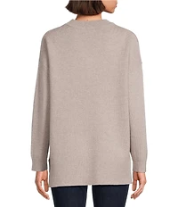 See And Be Seen Knit Crew Neck Long Sleeve Pullover