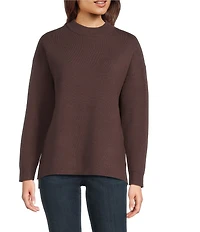 See And Be Seen Knit Crew Neck Long Sleeve Pullover
