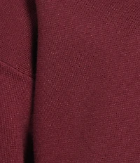 See And Be Seen Knit Crew Neck Long Sleeve Pullover