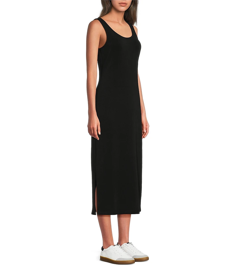 See and Be Seen Modal Knit Crewneck Long Sleeve Two Piece Midi Dress
