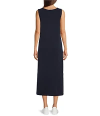 See and Be Seen Round Neck Short Sleeve Midi A-Line Dress