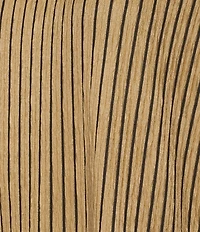 See And Be Seen Stripe Knit Boat Neck 3/4 Sleeve Coordinating Top