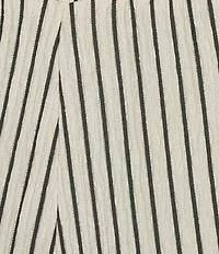 See and Be Seen Stripe Pull-On Cropped Wide Leg Coordinating Pants