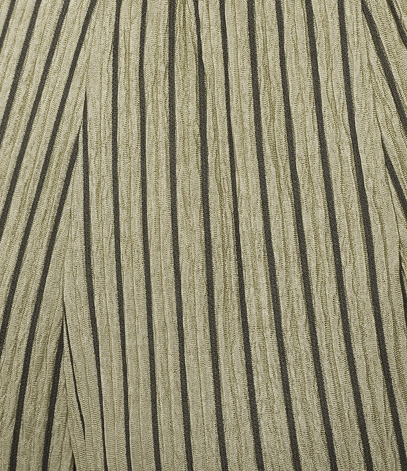 See and Be Seen Stripe Pull-On Cropped Wide Leg Coordinating Pants