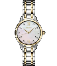 Seiko Diamond Collection for Ladies Analog Stainless Steel Bracelet Watch