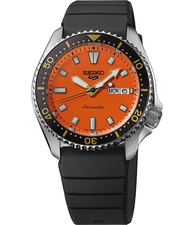 Seiko Men's 5 Sports SKX Series Automatic Silicone Strap Watch