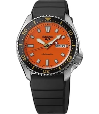 Seiko Men's 5 Sports SKX Series Automatic Silicone Strap Watch