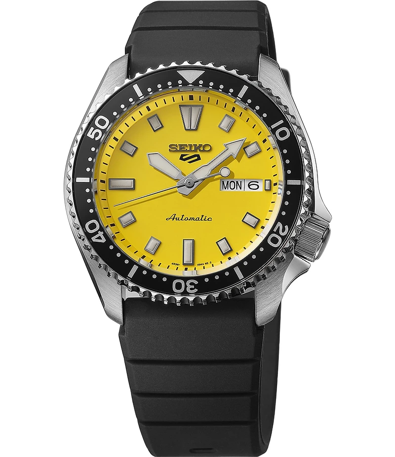 Seiko Men's 5 Sports SKX Series Automatic Silicone Strap Watch