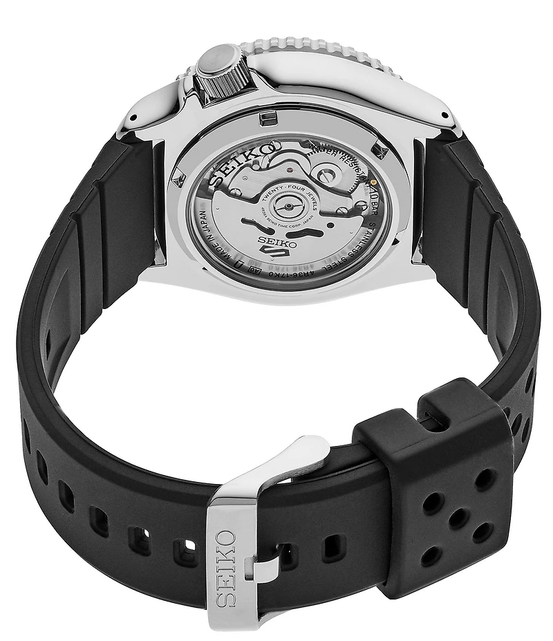 Seiko Men's 5 Sports SKX Series Automatic Silicone Strap Watch