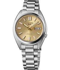 Seiko Men's 5 Sports SNXS Series Automatic Stainless Steel Bracelet Watch