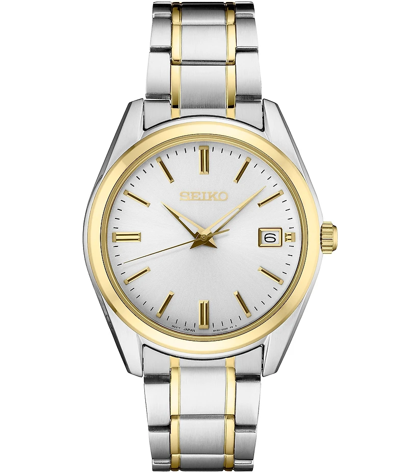 Seiko Men's Essential Quartz Automatic Stainless Steel Bracelet Watch