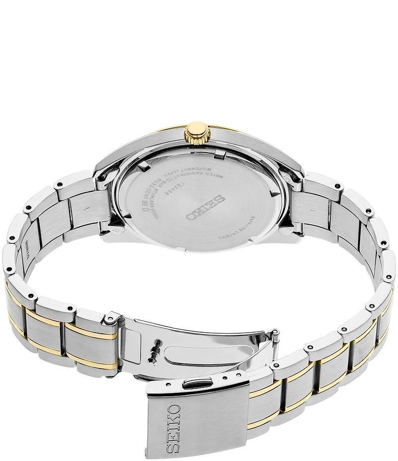 Seiko Men's Essential Quartz Automatic Stainless Steel Bracelet Watch