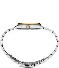 Seiko Men's Essential Quartz Automatic Sunray Dial Stainless Steel Bracelet Watch