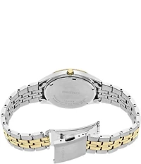 Seiko Men's Essential Quartz Automatic Sunray Dial Stainless Steel Bracelet Watch