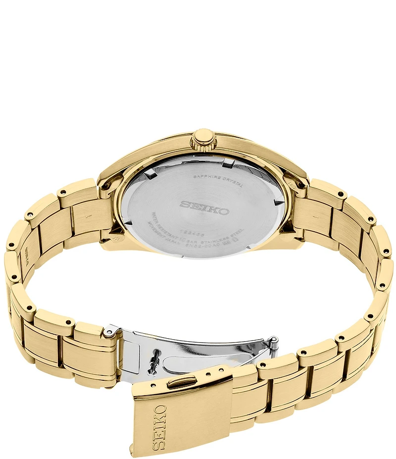 Seiko Men's Essential Quartz Automatic Two Tone Stainless Steel Bracelet Watch