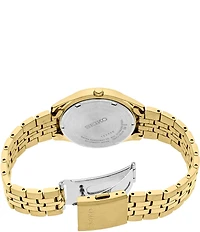 Seiko Men's Essential Quartz Automatic Sunray Dial Stainless Steel Bracelet Watch