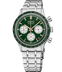 Seiko Men's Essentials Quartz Chronograph Stainless Steel Bracelet Watch