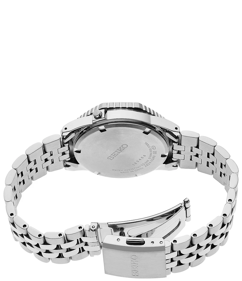 Seiko Men's Essentials #double;Roto Call#double; Multifunction Stainless Steel Bracelet Watch