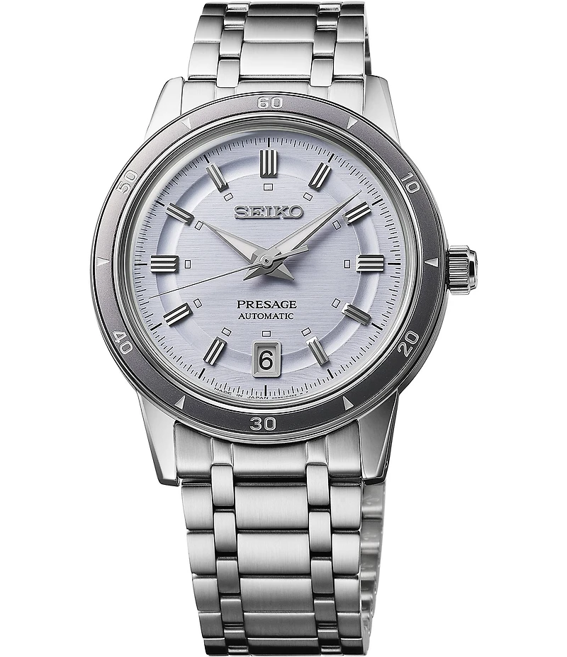 Seiko Men's Presage 60's Automatic Stainless Steel Bracelet Watch