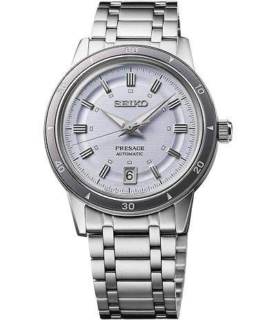 Seiko Men's Presage 60's Automatic Stainless Steel Bracelet Watch
