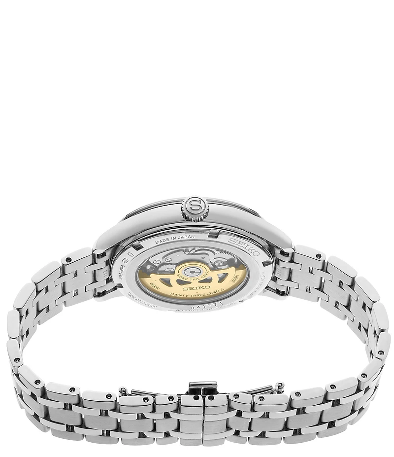 Seiko Men's Presage Japanese Garden Automatic Stainless Steel Bracelet Watch