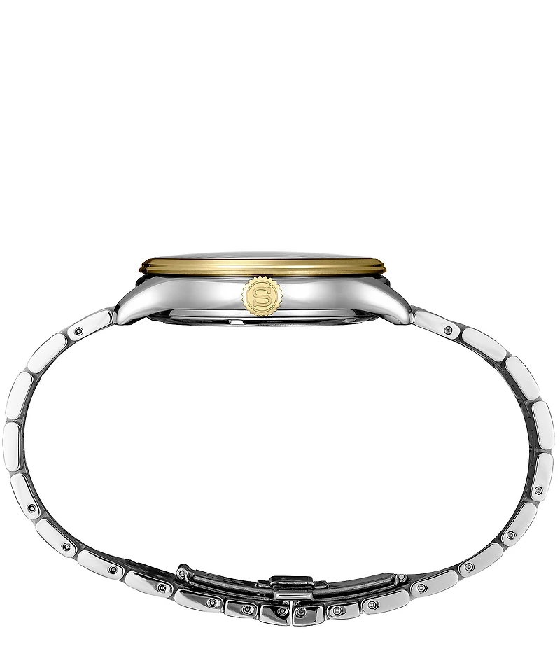 Seiko Men's Presage Japanese Garden Automatic Two Tone Stainless Steel Bracelet Watch