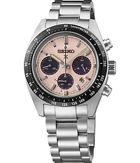 Seiko Men's Prospex Speedtimer Solar Chronograph Stainless Steel Bracelet Watch