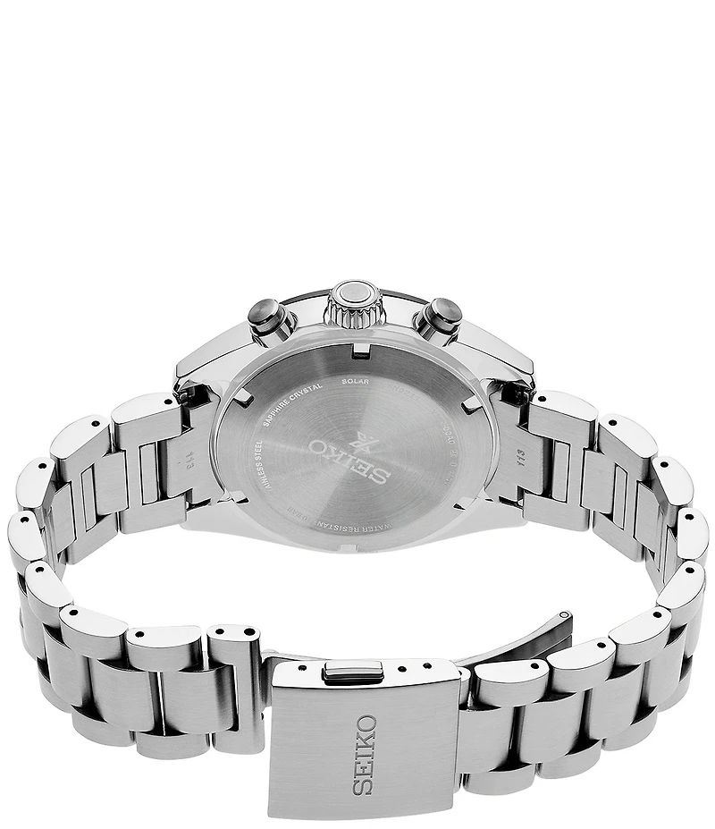 Seiko Men's Prospex Speedtimer Solar Chronograph Stainless Steel Bracelet Watch