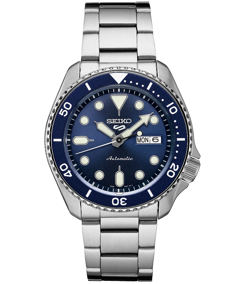 Seiko Men's Seiko 5 Sports Automatic Stainless Steel Bracelet Watch