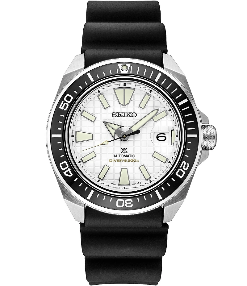 Seiko Prospex Automatic Silicone Strap Men's Watch